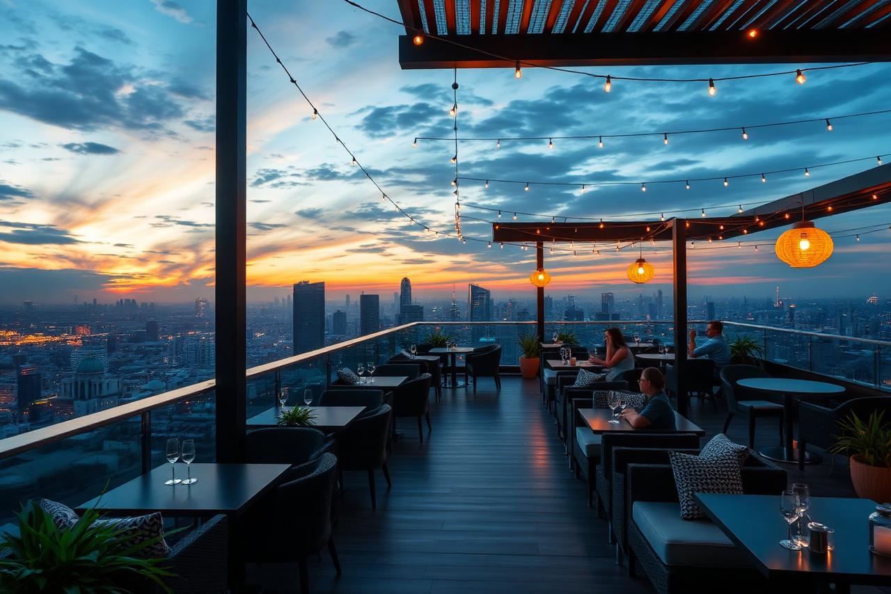 Rooftop Sunset — Bonapriso